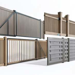 现代栏杆3D模型下载